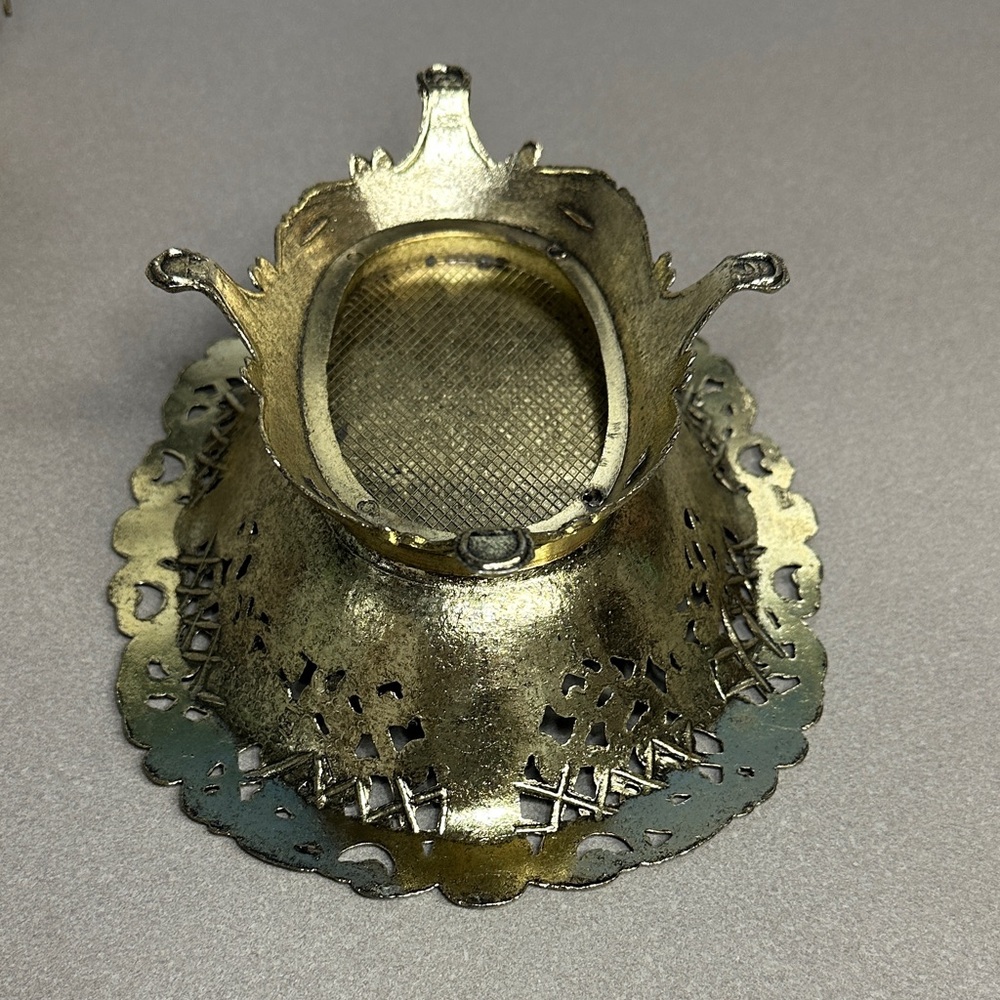 Ornate Gold Decorative Bowl - Picture 9 of 13